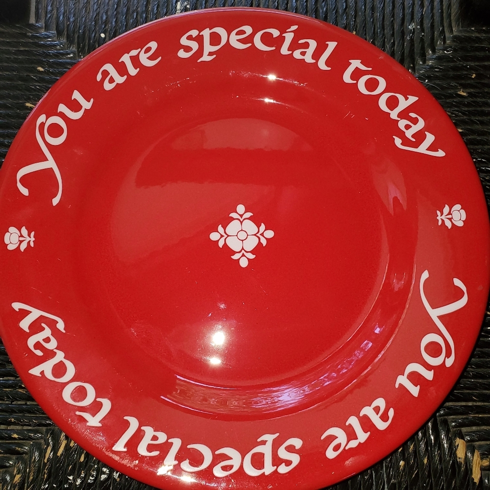 You Are Special plate